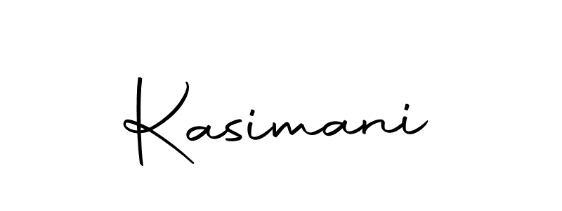 Use a signature maker to create a handwritten signature online. With this signature software, you can design (Autography-DOLnW) your own signature for name Kasimani. Kasimani signature style 10 images and pictures png