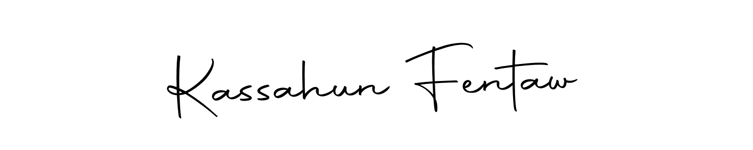 Also we have Kassahun Fentaw name is the best signature style. Create professional handwritten signature collection using Autography-DOLnW autograph style. Kassahun Fentaw signature style 10 images and pictures png