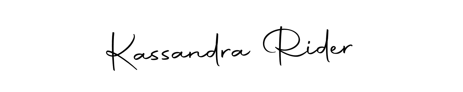 How to make Kassandra Rider name signature. Use Autography-DOLnW style for creating short signs online. This is the latest handwritten sign. Kassandra Rider signature style 10 images and pictures png