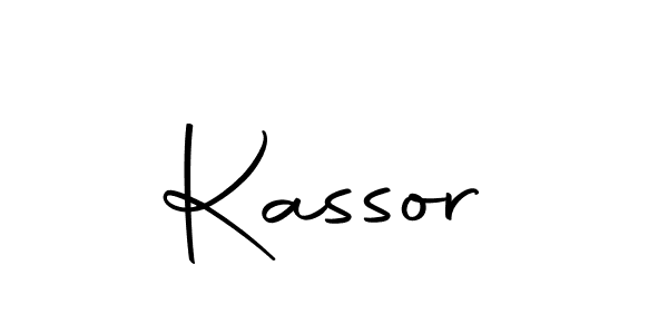 How to make Kassor signature? Autography-DOLnW is a professional autograph style. Create handwritten signature for Kassor name. Kassor signature style 10 images and pictures png