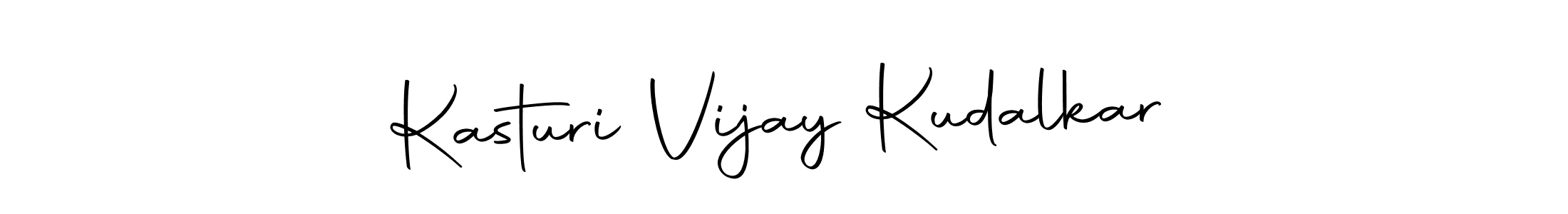 Use a signature maker to create a handwritten signature online. With this signature software, you can design (Autography-DOLnW) your own signature for name Kasturi Vijay Kudalkar. Kasturi Vijay Kudalkar signature style 10 images and pictures png