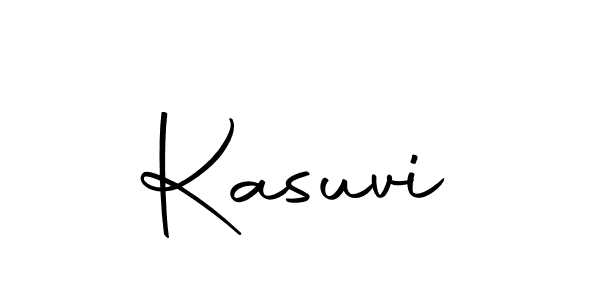 Use a signature maker to create a handwritten signature online. With this signature software, you can design (Autography-DOLnW) your own signature for name Kasuvi. Kasuvi signature style 10 images and pictures png