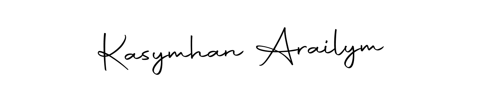 Also we have Kasymhan Arailym name is the best signature style. Create professional handwritten signature collection using Autography-DOLnW autograph style. Kasymhan Arailym signature style 10 images and pictures png