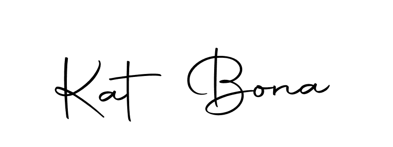 Kat Bona stylish signature style. Best Handwritten Sign (Autography-DOLnW) for my name. Handwritten Signature Collection Ideas for my name Kat Bona. Kat Bona signature style 10 images and pictures png