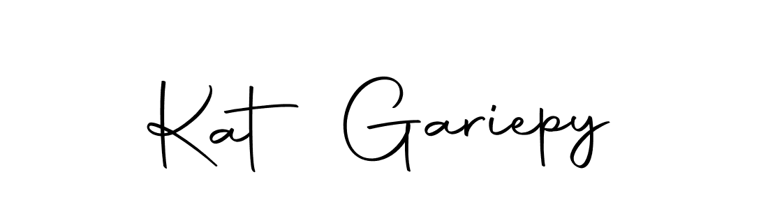 Create a beautiful signature design for name Kat Gariepy. With this signature (Autography-DOLnW) fonts, you can make a handwritten signature for free. Kat Gariepy signature style 10 images and pictures png
