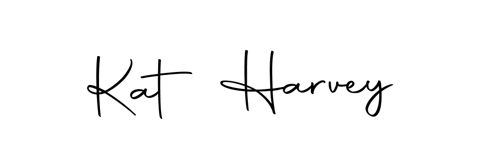 You should practise on your own different ways (Autography-DOLnW) to write your name (Kat Harvey) in signature. don't let someone else do it for you. Kat Harvey signature style 10 images and pictures png