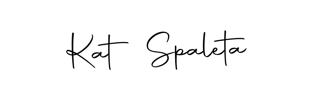 Kat Spaleta stylish signature style. Best Handwritten Sign (Autography-DOLnW) for my name. Handwritten Signature Collection Ideas for my name Kat Spaleta. Kat Spaleta signature style 10 images and pictures png