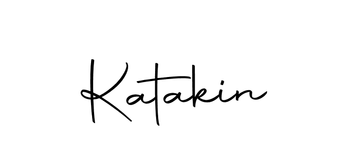 Design your own signature with our free online signature maker. With this signature software, you can create a handwritten (Autography-DOLnW) signature for name Katakin. Katakin signature style 10 images and pictures png
