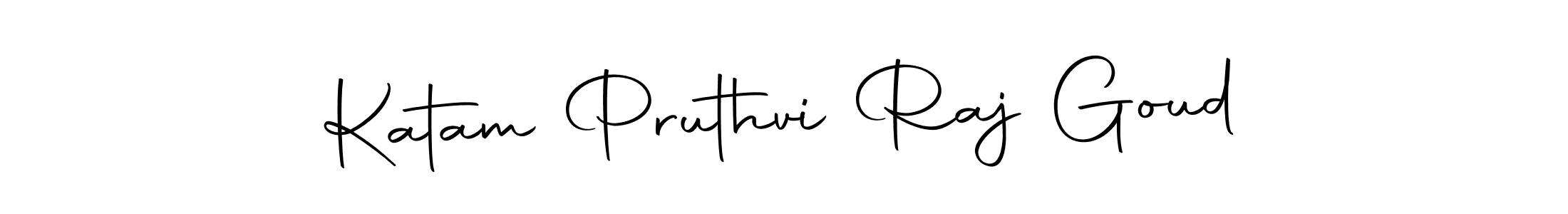 The best way (Autography-DOLnW) to make a short signature is to pick only two or three words in your name. The name Katam Pruthvi Raj Goud include a total of six letters. For converting this name. Katam Pruthvi Raj Goud signature style 10 images and pictures png