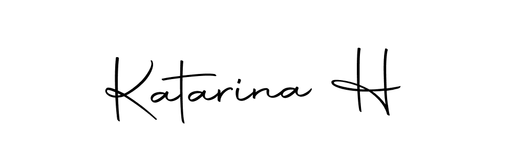 You can use this online signature creator to create a handwritten signature for the name Katarina H. This is the best online autograph maker. Katarina H signature style 10 images and pictures png