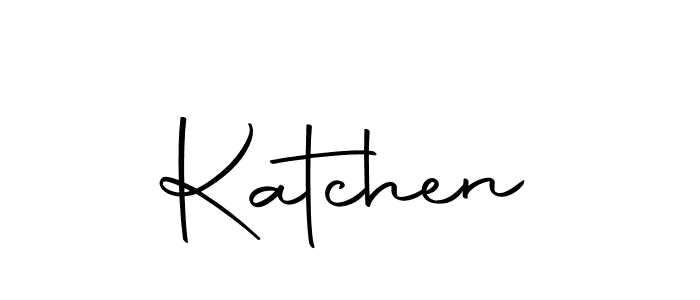 Use a signature maker to create a handwritten signature online. With this signature software, you can design (Autography-DOLnW) your own signature for name Katchen. Katchen signature style 10 images and pictures png