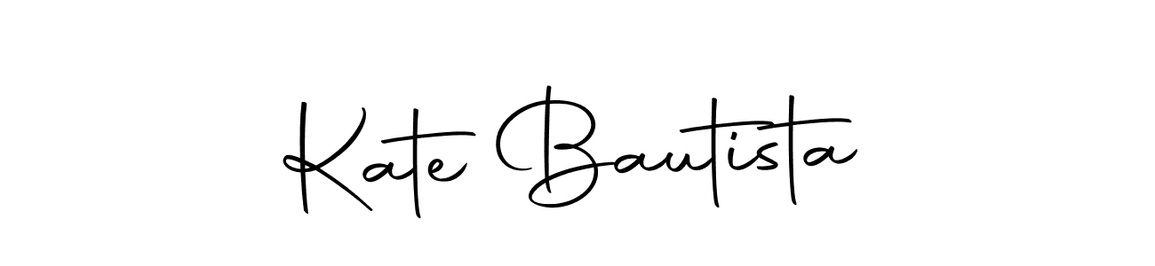 Use a signature maker to create a handwritten signature online. With this signature software, you can design (Autography-DOLnW) your own signature for name Kate Bautista. Kate Bautista signature style 10 images and pictures png