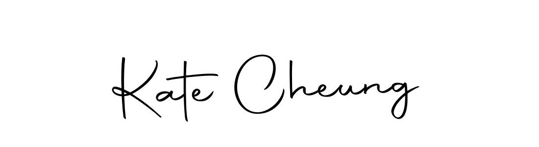 Create a beautiful signature design for name Kate Cheung. With this signature (Autography-DOLnW) fonts, you can make a handwritten signature for free. Kate Cheung signature style 10 images and pictures png