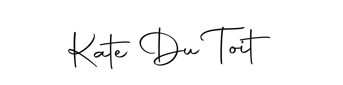 Use a signature maker to create a handwritten signature online. With this signature software, you can design (Autography-DOLnW) your own signature for name Kate Du Toit. Kate Du Toit signature style 10 images and pictures png