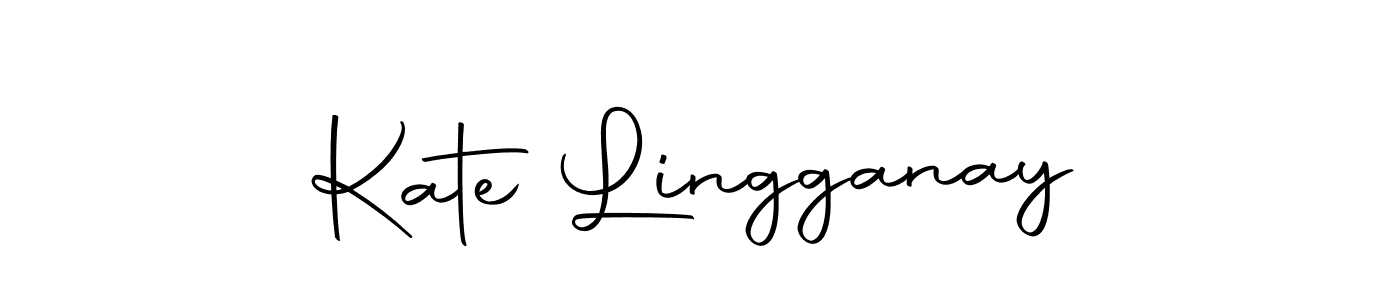 Use a signature maker to create a handwritten signature online. With this signature software, you can design (Autography-DOLnW) your own signature for name Kate Lingganay. Kate Lingganay signature style 10 images and pictures png