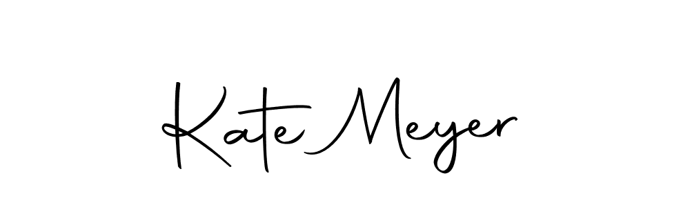 How to make Kate Meyer name signature. Use Autography-DOLnW style for creating short signs online. This is the latest handwritten sign. Kate Meyer signature style 10 images and pictures png