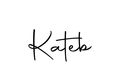 You should practise on your own different ways (Autography-DOLnW) to write your name (Kateb) in signature. don't let someone else do it for you. Kateb signature style 10 images and pictures png