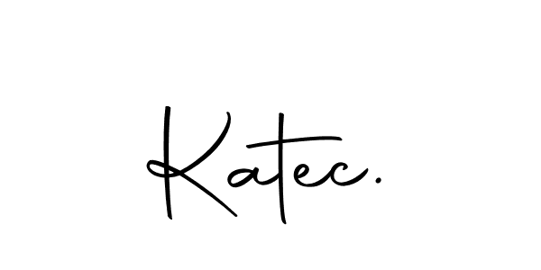 Use a signature maker to create a handwritten signature online. With this signature software, you can design (Autography-DOLnW) your own signature for name Katec.. Katec. signature style 10 images and pictures png