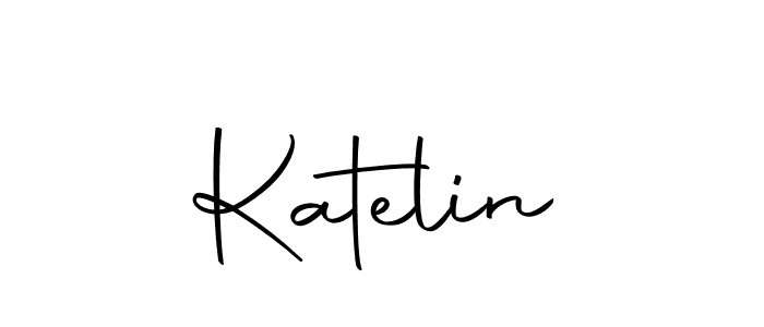 Use a signature maker to create a handwritten signature online. With this signature software, you can design (Autography-DOLnW) your own signature for name Katelin. Katelin signature style 10 images and pictures png