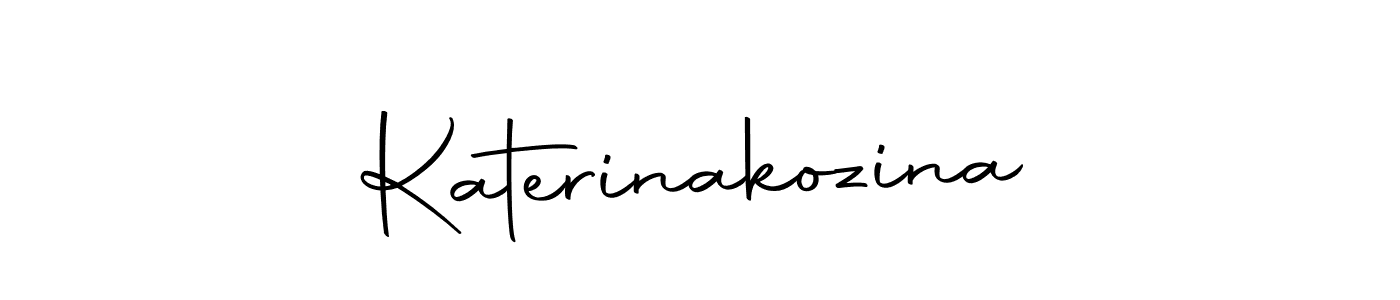 The best way (Autography-DOLnW) to make a short signature is to pick only two or three words in your name. The name Katerinakozina include a total of six letters. For converting this name. Katerinakozina signature style 10 images and pictures png