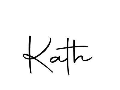 Make a beautiful signature design for name Kath. With this signature (Autography-DOLnW) style, you can create a handwritten signature for free. Kath signature style 10 images and pictures png