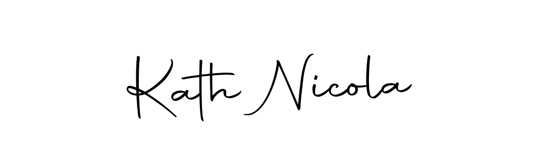 Make a beautiful signature design for name Kath Nicola. With this signature (Autography-DOLnW) style, you can create a handwritten signature for free. Kath Nicola signature style 10 images and pictures png