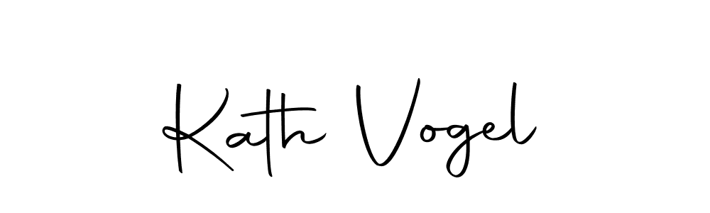 Create a beautiful signature design for name Kath Vogel. With this signature (Autography-DOLnW) fonts, you can make a handwritten signature for free. Kath Vogel signature style 10 images and pictures png