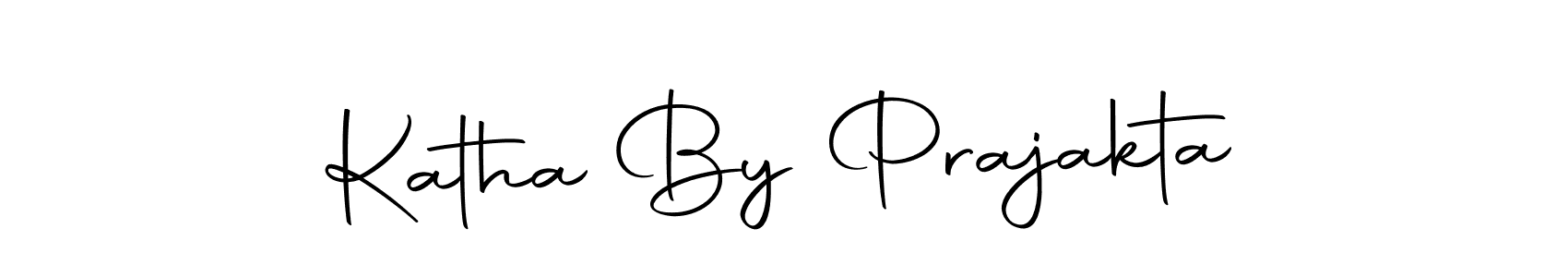 Make a beautiful signature design for name Katha By Prajakta. With this signature (Autography-DOLnW) style, you can create a handwritten signature for free. Katha By Prajakta signature style 10 images and pictures png