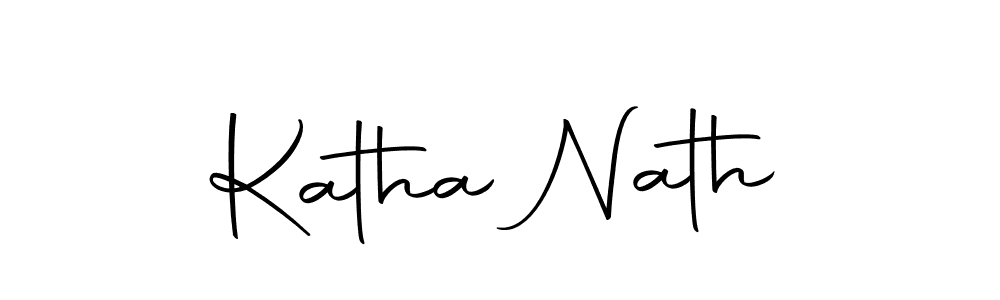 Create a beautiful signature design for name Katha Nath. With this signature (Autography-DOLnW) fonts, you can make a handwritten signature for free. Katha Nath signature style 10 images and pictures png