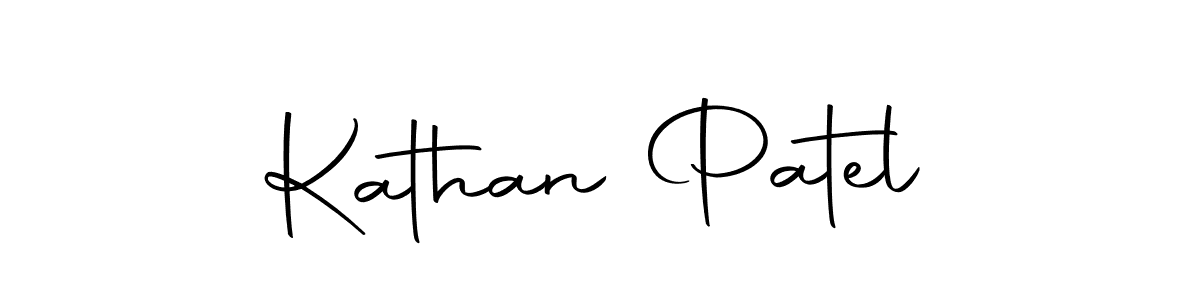 Kathan Patel stylish signature style. Best Handwritten Sign (Autography-DOLnW) for my name. Handwritten Signature Collection Ideas for my name Kathan Patel. Kathan Patel signature style 10 images and pictures png