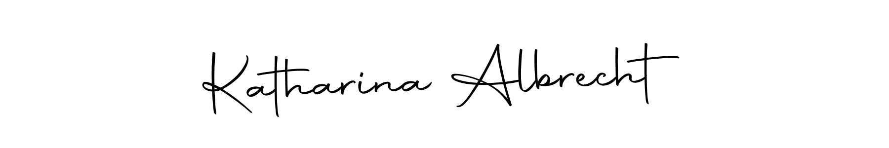 Create a beautiful signature design for name Katharina Albrecht. With this signature (Autography-DOLnW) fonts, you can make a handwritten signature for free. Katharina Albrecht signature style 10 images and pictures png