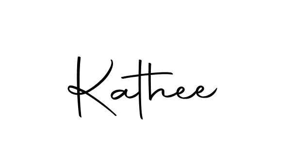 Use a signature maker to create a handwritten signature online. With this signature software, you can design (Autography-DOLnW) your own signature for name Kathee. Kathee signature style 10 images and pictures png