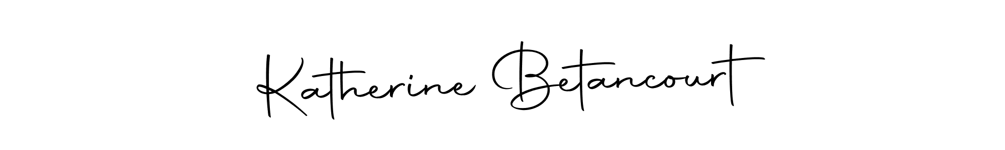 Katherine Betancourt stylish signature style. Best Handwritten Sign (Autography-DOLnW) for my name. Handwritten Signature Collection Ideas for my name Katherine Betancourt. Katherine Betancourt signature style 10 images and pictures png