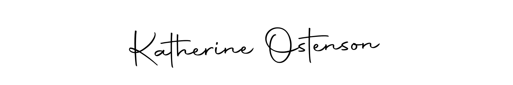 Make a short Katherine Ostenson signature style. Manage your documents anywhere anytime using Autography-DOLnW. Create and add eSignatures, submit forms, share and send files easily. Katherine Ostenson signature style 10 images and pictures png