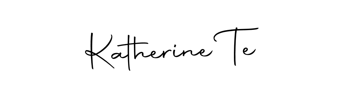 Make a short Katherine Te signature style. Manage your documents anywhere anytime using Autography-DOLnW. Create and add eSignatures, submit forms, share and send files easily. Katherine Te signature style 10 images and pictures png