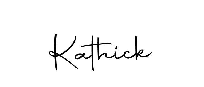 The best way (Autography-DOLnW) to make a short signature is to pick only two or three words in your name. The name Kathick include a total of six letters. For converting this name. Kathick signature style 10 images and pictures png