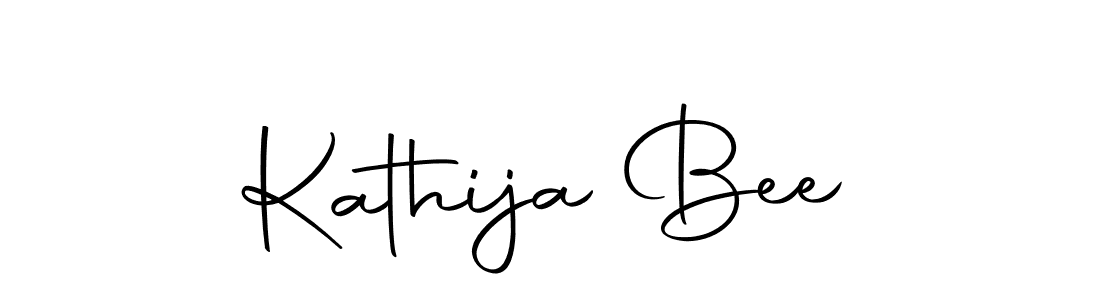 Make a short Kathija Bee signature style. Manage your documents anywhere anytime using Autography-DOLnW. Create and add eSignatures, submit forms, share and send files easily. Kathija Bee signature style 10 images and pictures png