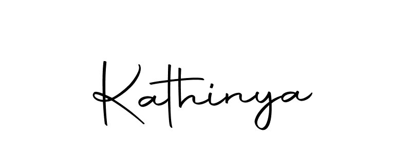 Use a signature maker to create a handwritten signature online. With this signature software, you can design (Autography-DOLnW) your own signature for name Kathinya. Kathinya signature style 10 images and pictures png
