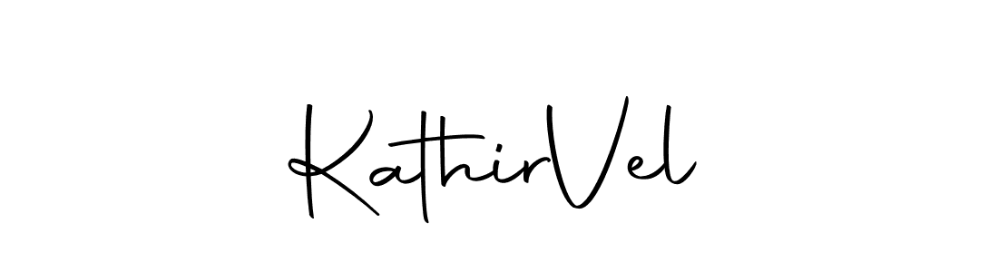 Create a beautiful signature design for name Kathir  Vel. With this signature (Autography-DOLnW) fonts, you can make a handwritten signature for free. Kathir  Vel signature style 10 images and pictures png