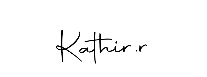 Make a beautiful signature design for name Kathir.r. With this signature (Autography-DOLnW) style, you can create a handwritten signature for free. Kathir.r signature style 10 images and pictures png