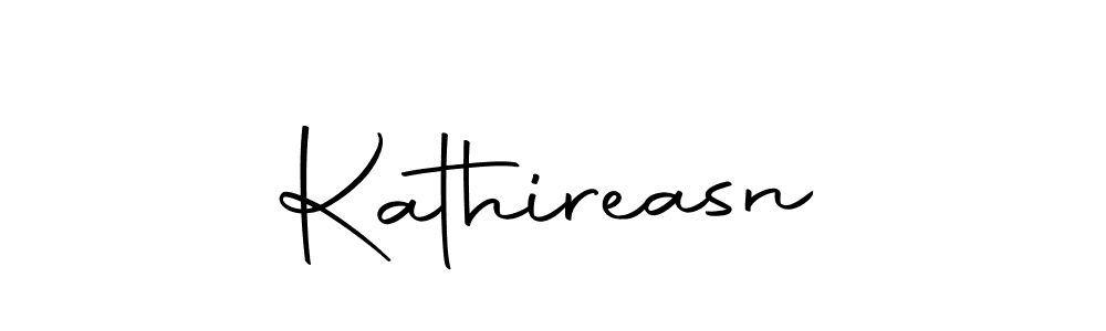 You can use this online signature creator to create a handwritten signature for the name Kathireasn. This is the best online autograph maker. Kathireasn signature style 10 images and pictures png