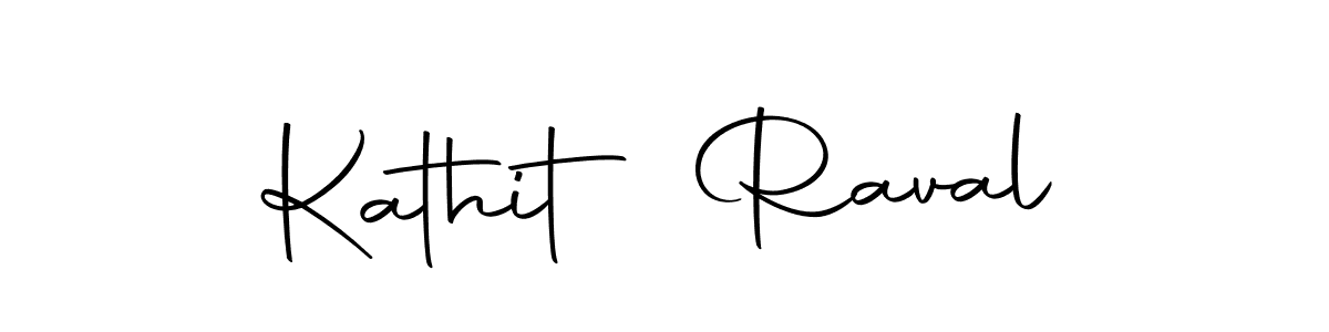 Design your own signature with our free online signature maker. With this signature software, you can create a handwritten (Autography-DOLnW) signature for name Kathit Raval. Kathit Raval signature style 10 images and pictures png