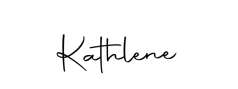 Create a beautiful signature design for name Kathlene. With this signature (Autography-DOLnW) fonts, you can make a handwritten signature for free. Kathlene signature style 10 images and pictures png