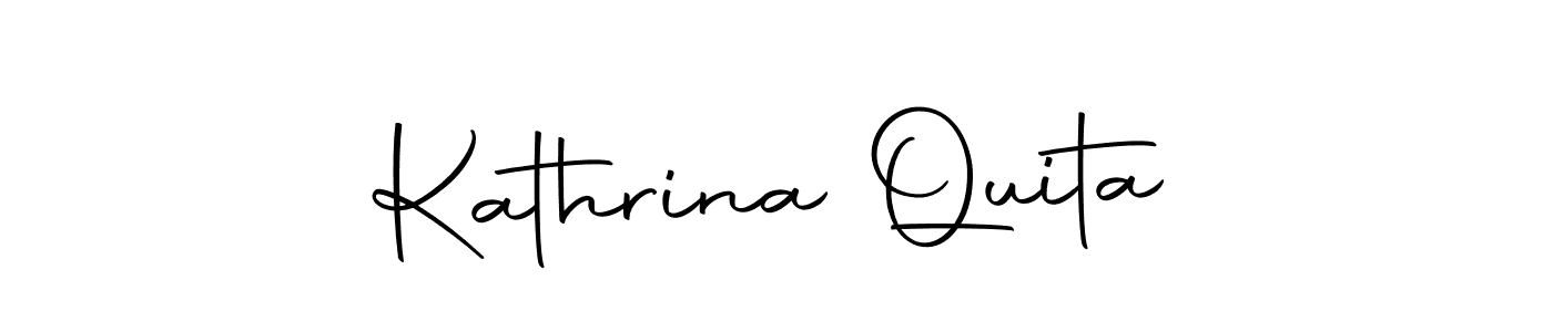Kathrina Quita stylish signature style. Best Handwritten Sign (Autography-DOLnW) for my name. Handwritten Signature Collection Ideas for my name Kathrina Quita. Kathrina Quita signature style 10 images and pictures png