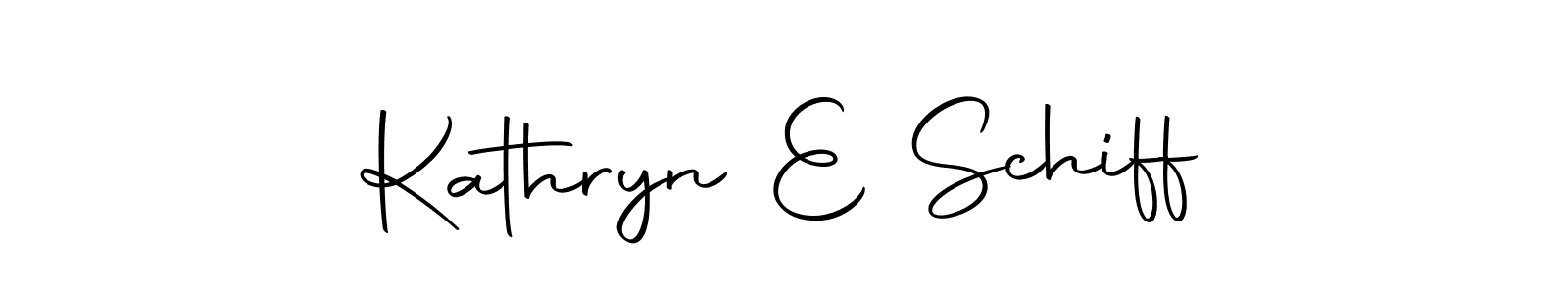 Make a beautiful signature design for name Kathryn E Schiff. Use this online signature maker to create a handwritten signature for free. Kathryn E Schiff signature style 10 images and pictures png