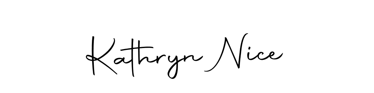 How to make Kathryn Nice signature? Autography-DOLnW is a professional autograph style. Create handwritten signature for Kathryn Nice name. Kathryn Nice signature style 10 images and pictures png