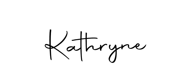 Design your own signature with our free online signature maker. With this signature software, you can create a handwritten (Autography-DOLnW) signature for name Kathryne. Kathryne signature style 10 images and pictures png