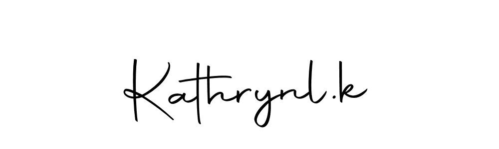 You should practise on your own different ways (Autography-DOLnW) to write your name (Kathrynl.k) in signature. don't let someone else do it for you. Kathrynl.k signature style 10 images and pictures png