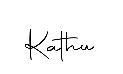 Use a signature maker to create a handwritten signature online. With this signature software, you can design (Autography-DOLnW) your own signature for name Kathu. Kathu signature style 10 images and pictures png