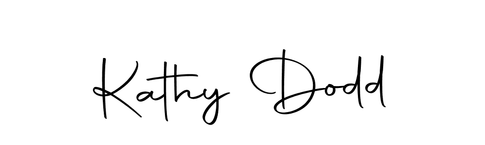 Design your own signature with our free online signature maker. With this signature software, you can create a handwritten (Autography-DOLnW) signature for name Kathy Dodd. Kathy Dodd signature style 10 images and pictures png